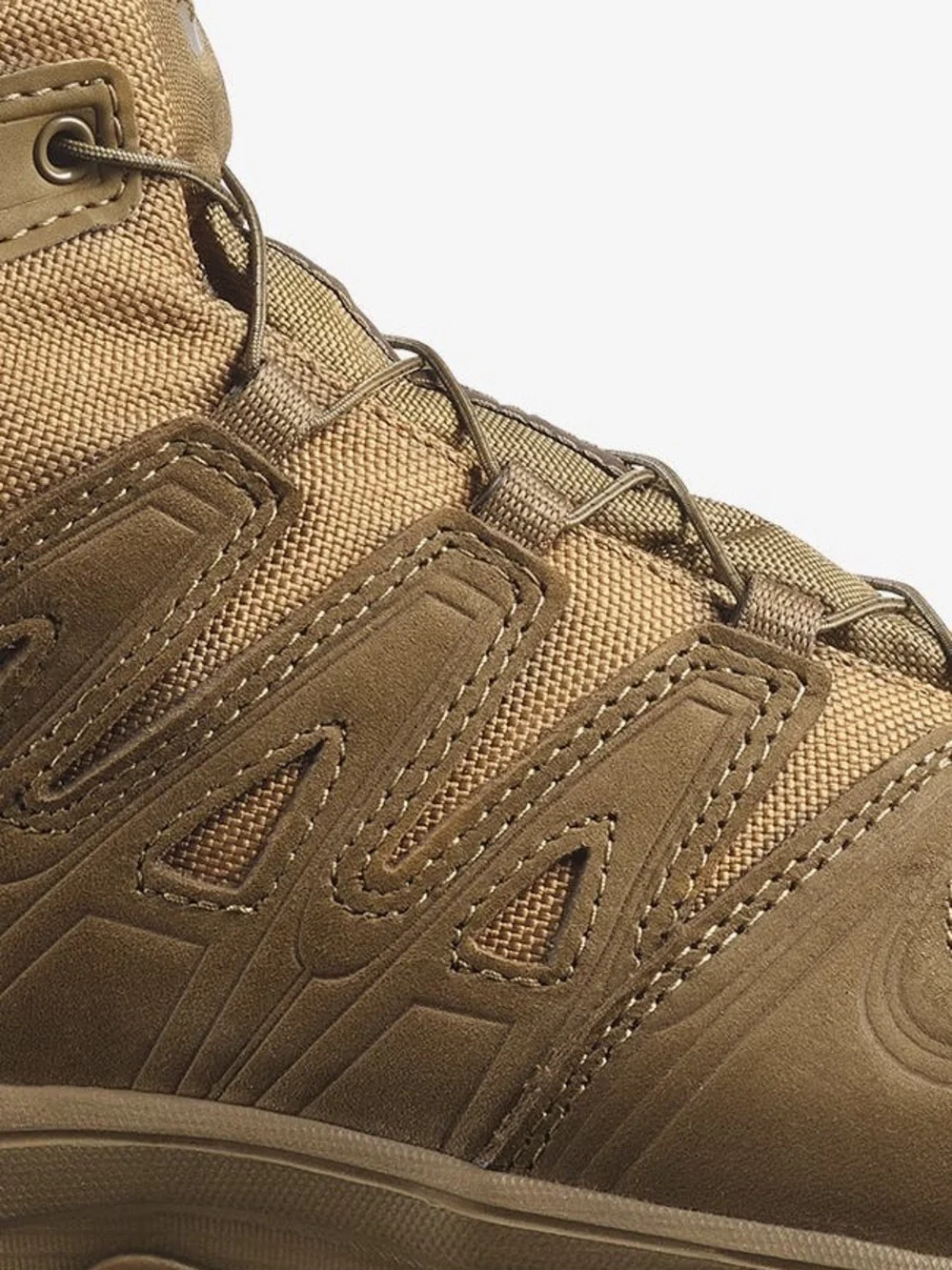 Salomon Men's Tactical Mid-Cut Boot in Tan XA FORCES MID GORE-TE